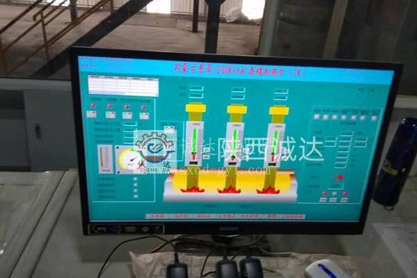 内蒙普元3200KVA矿棉炉开炉