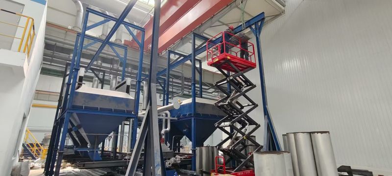 强强联合启新篇！我公司与东北大学合作竖井预热等离子直流电弧炉进入现场安装准备阶段
