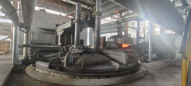 炉渣干法粒化保温缓冲电炉